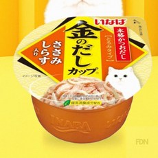 고양이특식 이나바 챠오 금빛육수컵 닭가슴살 치어, 기타, 70g