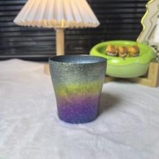 Snow rock 純鈦啤酒杯 TA1級鈦杯 輕量 健康 耐用防摔, 1個, 炫彩