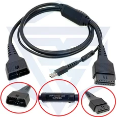 Doip 프로토콜 자동차 DIOP과 함께 작동하는 기존 출시 X431 케이블 커넥터 16Pin 어댑터, 01 빨간색