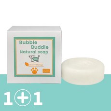 Bubble Buddle 芒果寵物香皂 100g+泡泡網, 2套