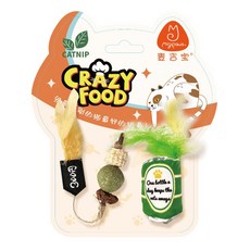 萌怪智造所 MGP寵物智能玩具 貓玩具、發聲玩具、貓草玩具、填充玩具, 1個, 啤酒款