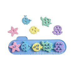 YZMY 蒙氏海洋動物拼裝積木, Pale色系 16PCS, 1套