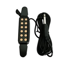 클립 온 사운드 픽업 마이크 와이어 앰프 스피커 어쿠스틱 일렉트릭 기타 변환기 액세서리 12 홀, [01] With Control, 1개