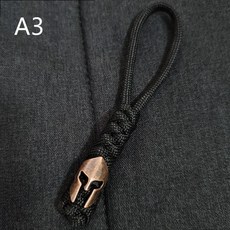 파라코드 낙하산줄 스파르탄 전사 랜야드 키 체인 액세서리 직조 생존 로프 나이프 자동차 열쇠 고리 수제, 3.A3를 한국어로 번역하세요.