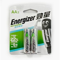 勁量 全效型鎳氫充電電池3號2入 2000mAh 1.2V AA HR6, 2, 1個