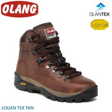 OLANG 義大利 Logan TEX 男款高筒全皮登山健行鞋 棕色