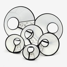 강아지 고양이 넥카라 기본 애견 목보호대 깔대기 펫_ 202676234EA, M(5호)