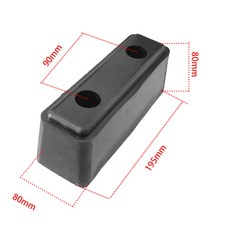 대형 화물차 차량용 완충 쿠션 블록 충돌 방지 충격 흡수 장치 트럭 길이 19.5cm, 1개
