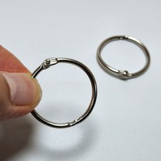 단어카드링 오링 바인더링 링고리 카드링 40mm 펀치링 10개 O링 서류링, 1개, 상세페이지 참조