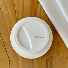 스타벅스호환 교체용 뚜껑 270ml 텀블러 머그컵 리드 홀더 커버 누수방지, 1개, 270ml 화이트 컵 뚜껑