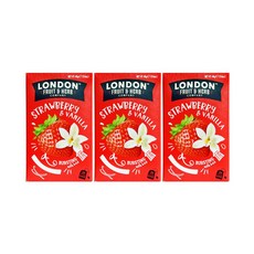 런던프롯 스트로베리 앤 바닐라 티백, 2g, 20개입, 3개