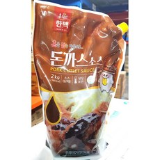 돈까스소스 한맥 냉장 2K 돈까스양념/일식돈까스소스/전문점용/식당용/돈까스소스, 2kg, 1개