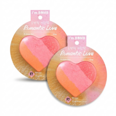 거품 입욕제 버블바 로맨틱 사랑밤 로즈향, 2개, 120g