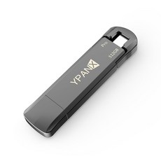 YPANX 256GB Pro 휴대용 SSD 1000MB/s 속도 USB 3.2 Gen 2 + Type C 듀얼 포트 15 /16 /17 /Pro Max Android Wi, 512