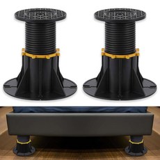 라키라 침대 프레임용 조절 가능한 높이 센터 지지 다리 침대 프레임 지지 다리 침대 센터 슬랫 지지 다리 4 72-8 26인치 업그레이드, 4.72"- 8.26"