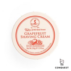 【CONQUEST】英國泰勒 葡萄柚刮鬍膏 Taylor of Old Bond Street 清新舒緩 刮鬍必備, 1個