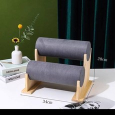 머리띠 거치대 액세서리 걸이 수납 그레이 스탠드, 1개, 50cm (진회색)