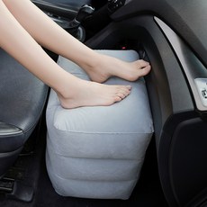 에어발쿠션 차량용 사무실 책상 초간편 풋 스툴 발받침대, 1개, 상세페이지 참조