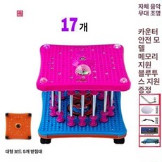 회전 스텝퍼 회전판 운동기 돌리는 운동 가정용 홈트, 1개, 디럭스 블루투스카운터 리모컨 5베이스 D