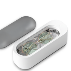 [KC인증] 매직365팩토리 올클리어 가정용 초음파 안경세척기 무선 다용도 청소기, 2개, 화이트