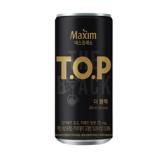 티오피 맥심 더 블랙 커피, 200ml, 60개