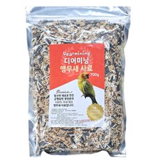 앵무새 영양 사료 소형새 모이 먹이, 1개, 700g