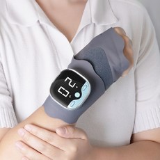 88그로스 EMS 저주파 손목마사지기 온열찜질기 손목안마 충전식, 그레이 그레이