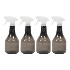 국내산 고급 가정용 안개분사 스프레이 분무기 반투명 초미세 물뿌리개 공병 750ml, 4개