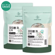 국내산 꾸지뽕 차 구지뽕 나무 잎 차, 2개, 50개입, 1.2g