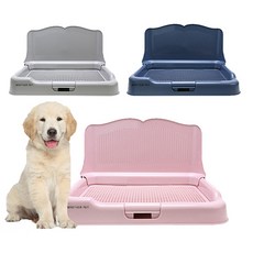 브라더펫 강아지 수컷용 배변판 화장실 튀지않는 벽판 벽가림 벽배변판 강아지배변판 강아지화장실, 그레이그레이, 1개