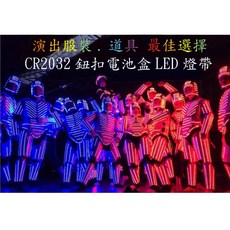 AI電子 LilyPad 鈕扣電池專用LED防水燈帶 演出服裝模型玩具燈條燈帶 超薄可彎曲, 1個, 紅色一盤五米