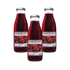 프랑스 마르셀 비오 Marcel Bio red fruit cocktail 붉은 과일 칵테일 주스, 3개, 750ml