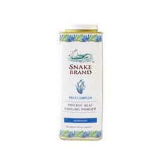泰國 Snake Brand 蛇牌 爽身粉 280g 痱子粉 清涼 降溫 祛痱 止癢 乾爽 吸汗 留香 鐵罐 日日好物, 1個, 海洋280g(藍色)