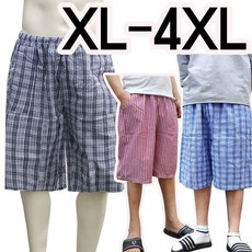 남자7부 초대형 잠옷 실내복 XL-4XL 쿨팬츠 반바지 FF557
