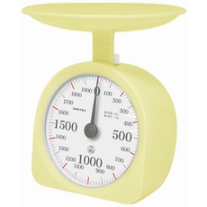DRETEC 徠福 KS-283YE 料理秤 高精度廚房電子秤 簡約設計 輕鬆測量, 黃, 2kg