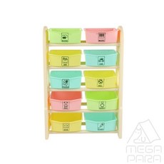 메가파라 쿠쿠토이즈 펀 5단 정리함 베이지색 생활가구