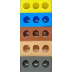 스펀지 벽돌 스펀지 블럭 벽돌쌓기 쌓기 체험 활동 벽돌모형, 황토색, 1개