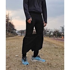 FINDCHILLIN R22 베이직 프리 올블랙 러닝 타이즈