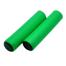1쌍의 자전거 그립 슈퍼 라이트 실리콘 미끄럼 방지 충격 흡수 도로 핸들 부품 Bmx MTB 커프스, 04 green