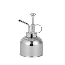304不鏽鋼 復古噴霧器 300ml 小巧灑水壺, 1個, 銀色