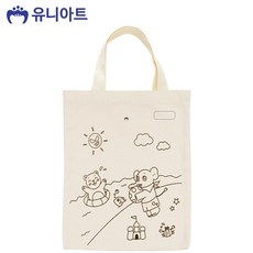 제삼오스토어 캔버스 그림가방 (no.6 바다여행) 천캔버스그림가방 학원미술용품 방과후미술 면캔버스백