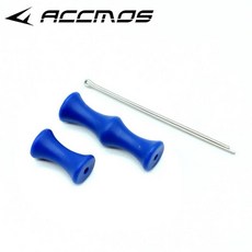 색 보우 스트링 핑거 탭 가드 세이버 양궁 리 커브 보호 실리콘 릴리즈, 2. blue S, 1개