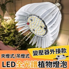 君沛 LED植物燈 50瓦外接電源型, 1個, 全光譜,吊燈式, 全光譜