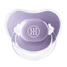 Simba 安撫奶嘴 柔軟矽膠 透氣孔設計, 耐咬較大型6m+ (長牙期嬰兒適用), 紫芙, 1個