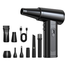 渦輪風扇便攜式吹塵器手提式多功能車載吸塵器無線電動, 一个, C15 mini 100W