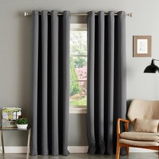 단열커텐 냉기차단 암막커튼 240 창문 작은창 짧은 원룸 창커튼 자취방 작은 창문용