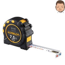 코메론 맥그립 양면눈금 줄자 KMC-32D 7.5m x 25mm, 1개
