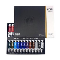 쉴드 에픽 유화물감 20ml 세트, 24색