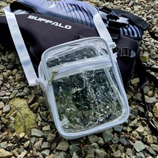 멜리플라이 PVC 투명 사각 방수 크로스 백