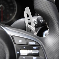 쏘나타 DN8 2019~23 튜닝 용품 패들쉬프트 연장킷 H1, 실버